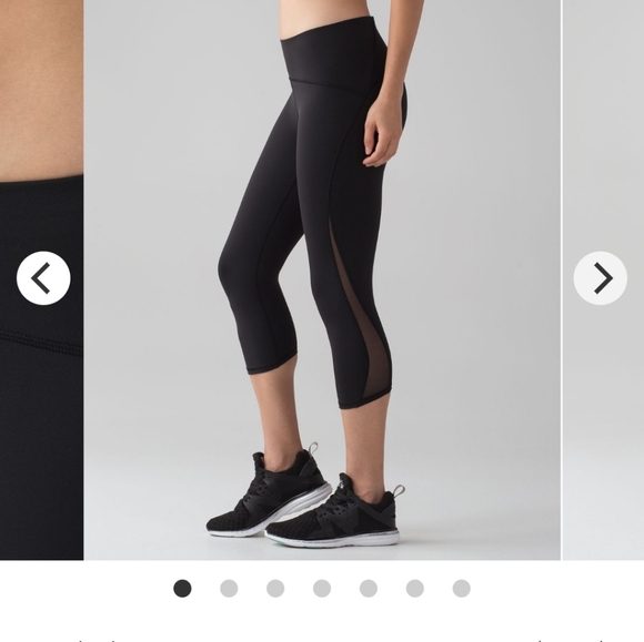lululemon athletica Pants - Lululemon train times crops size 4 NWOT
